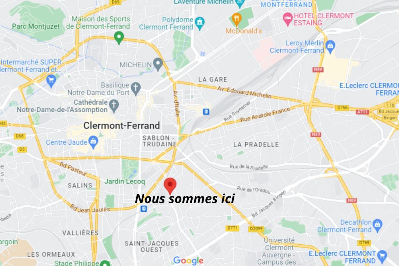 ⟬Cosy Blum 63⟭ Charmant Et Accueillant ⁕Mansarde⁕ แคลร์มงต์-แฟร์รองด์ ภายนอก รูปภาพ