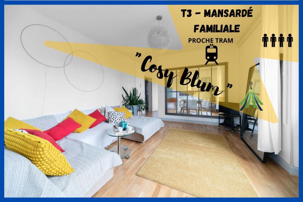 ⟬Cosy Blum 63⟭ Charmant Et Accueillant ⁕Mansarde⁕ แคลร์มงต์-แฟร์รองด์ ภายนอก รูปภาพ